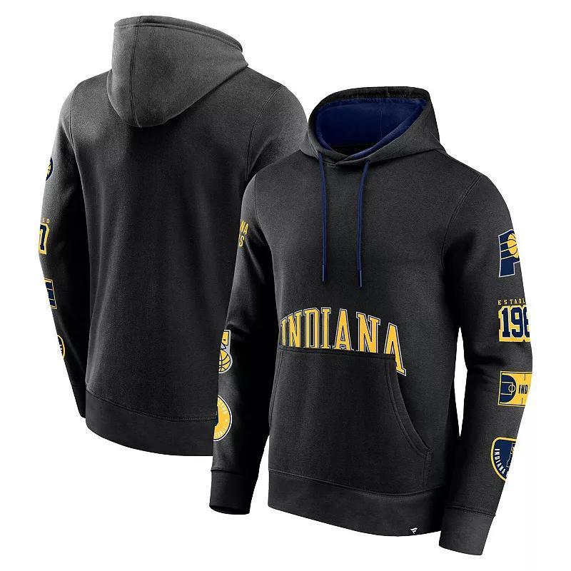 Mens Fanatics Branded Indiana Pacers Home Court Pullover Hoodie Product Image