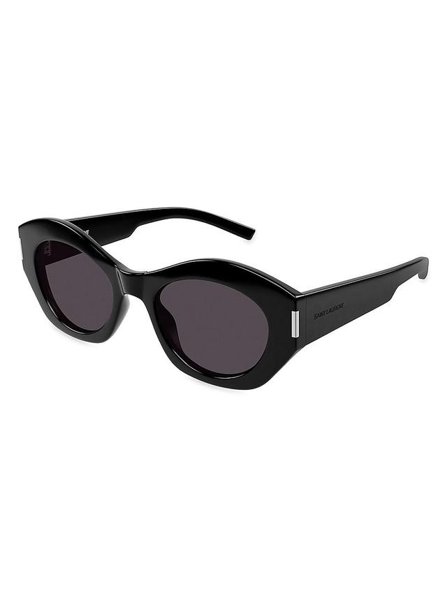 Womens Bold Geometrique Cat-Eye Sunglasses Product Image