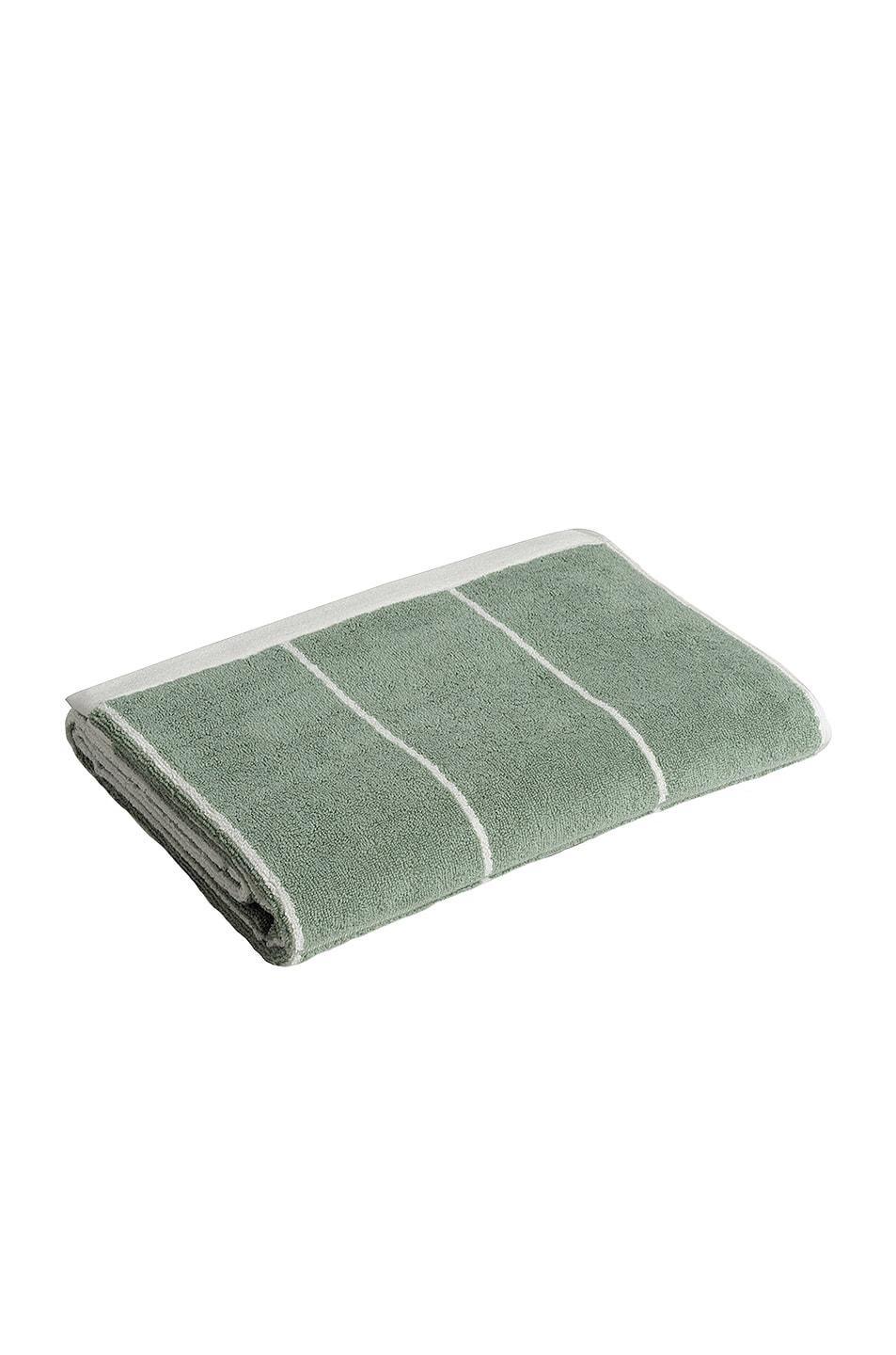 BAINA Organic Cotton Towel Set 08 in Green Product Image