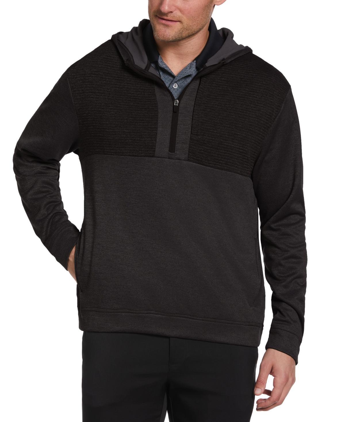 Pga Tour Mens Pro Knit Pullover Quarter-Zip Performance Golf Hoodie Product Image