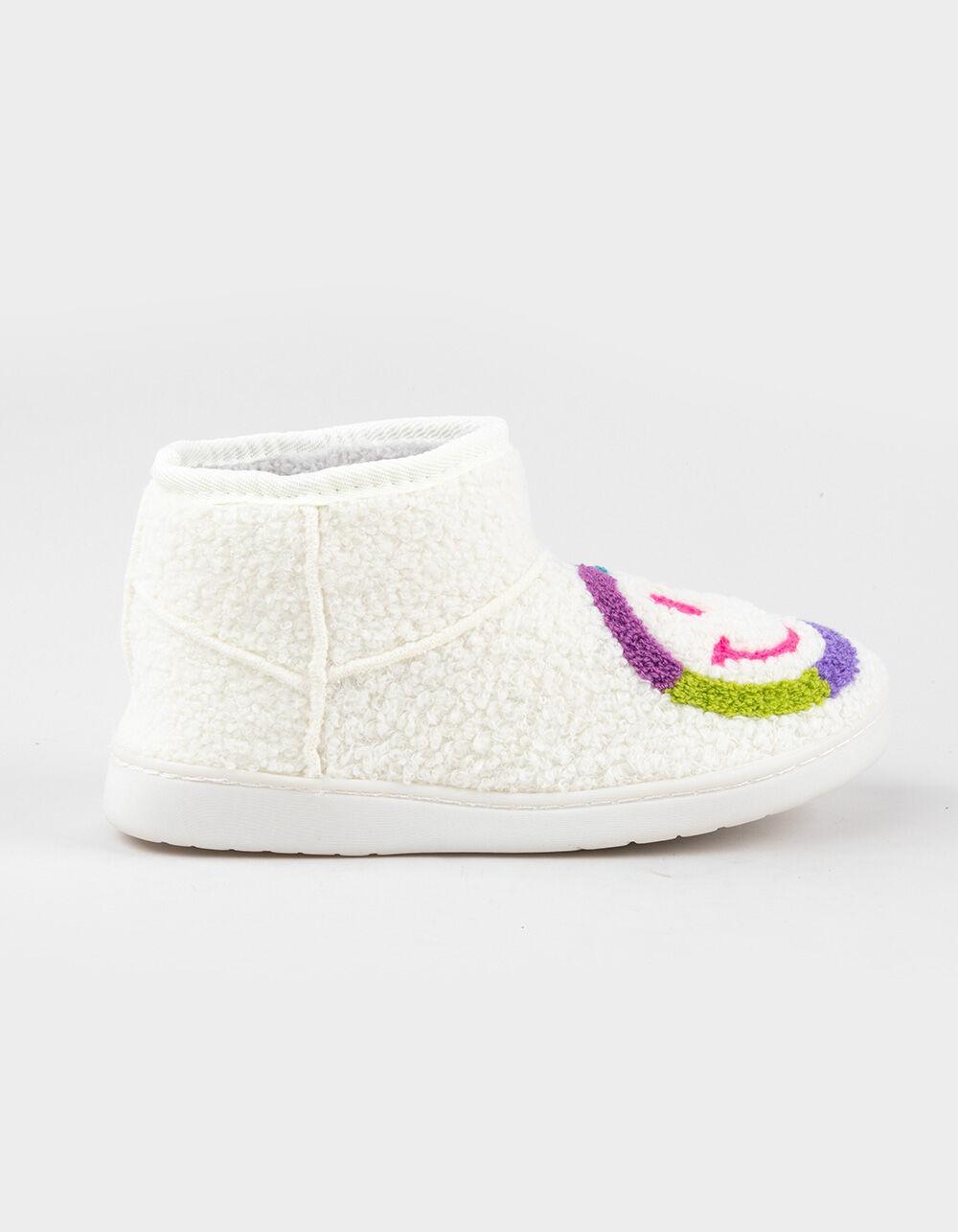 MIA Chill Happy Face Bootie Slippers Product Image