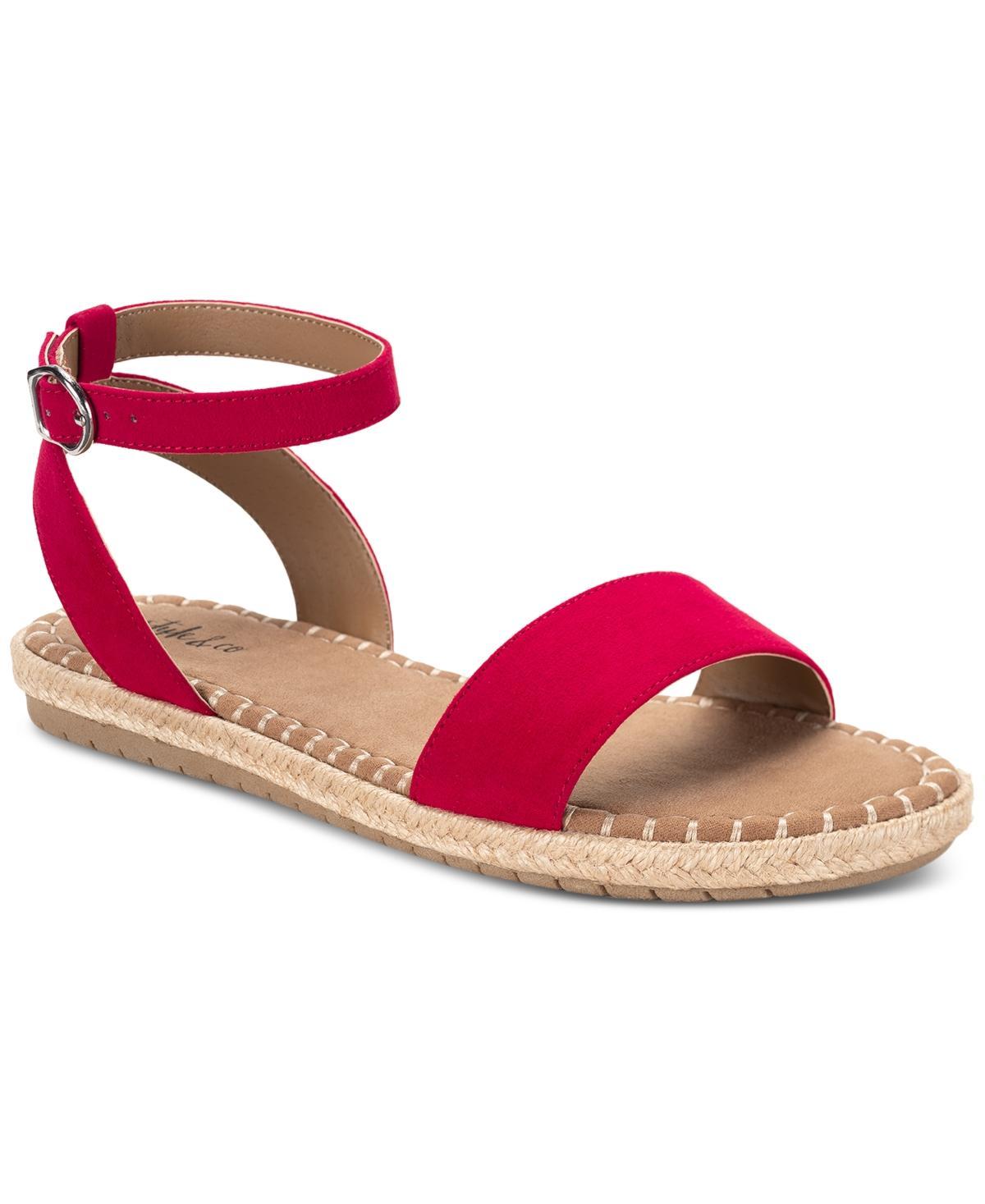 Style & Co Womens Peggyy Ankle-Strap Espadrille Flat Sandals, Created for Macys Product Image