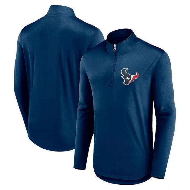 Mens Fanatics Branded Midnight Philadelphia Eagles Quarterback Quarter-Zip Top Product Image