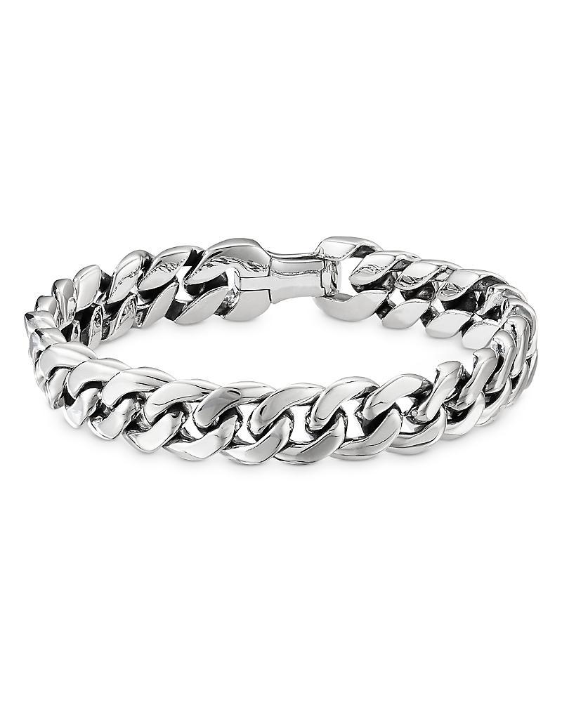 David Yurman Mens Curb Chain Bracelet in Sterling Silver, 11.5mm Product Image