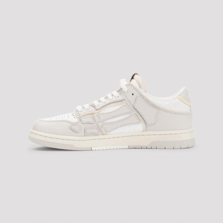 AMIRI Collegiate Skel Top Low Sneakers In Birch White Product Image