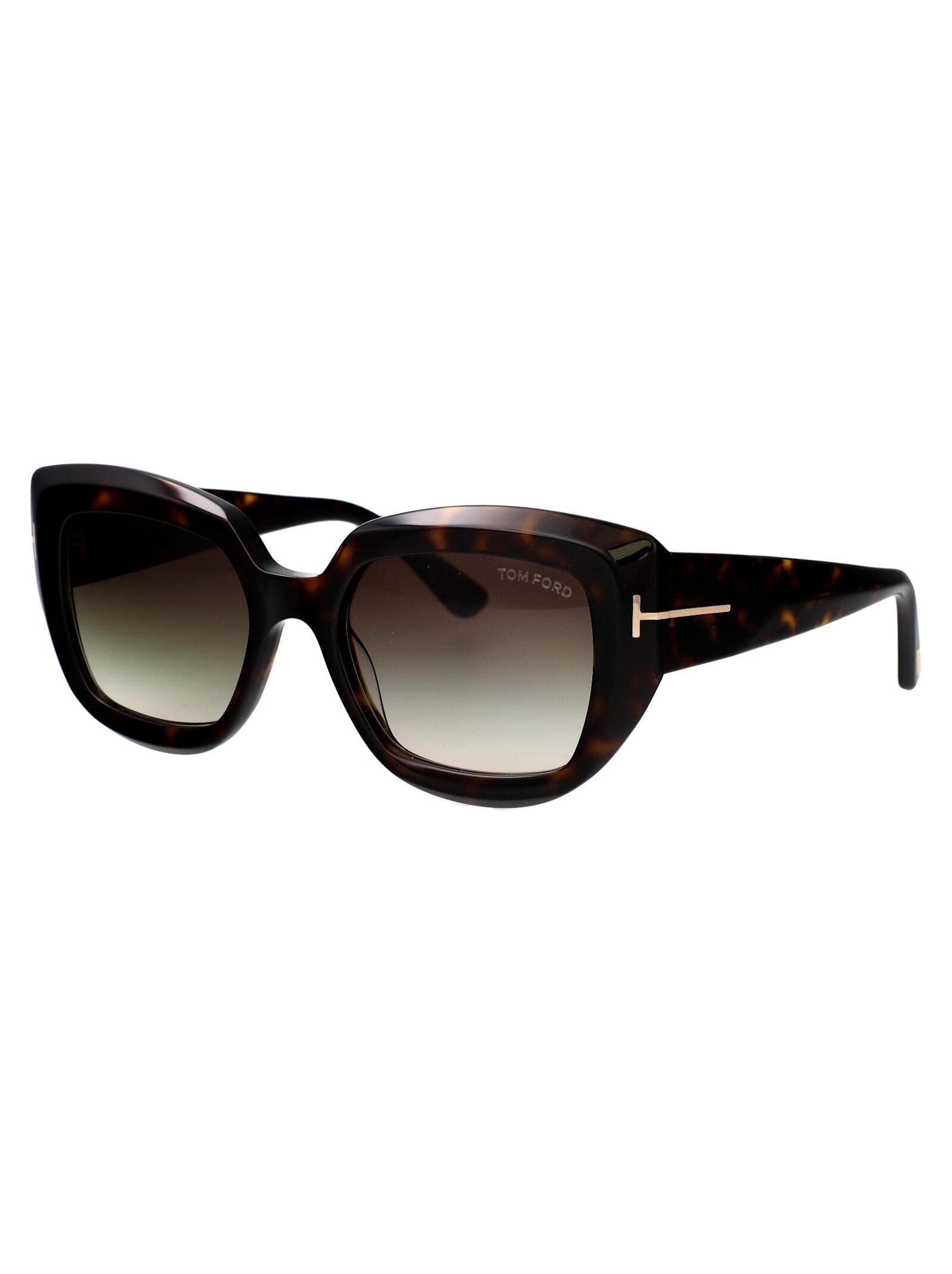 TOM FORD Sunglasses In Havana Green Product Image