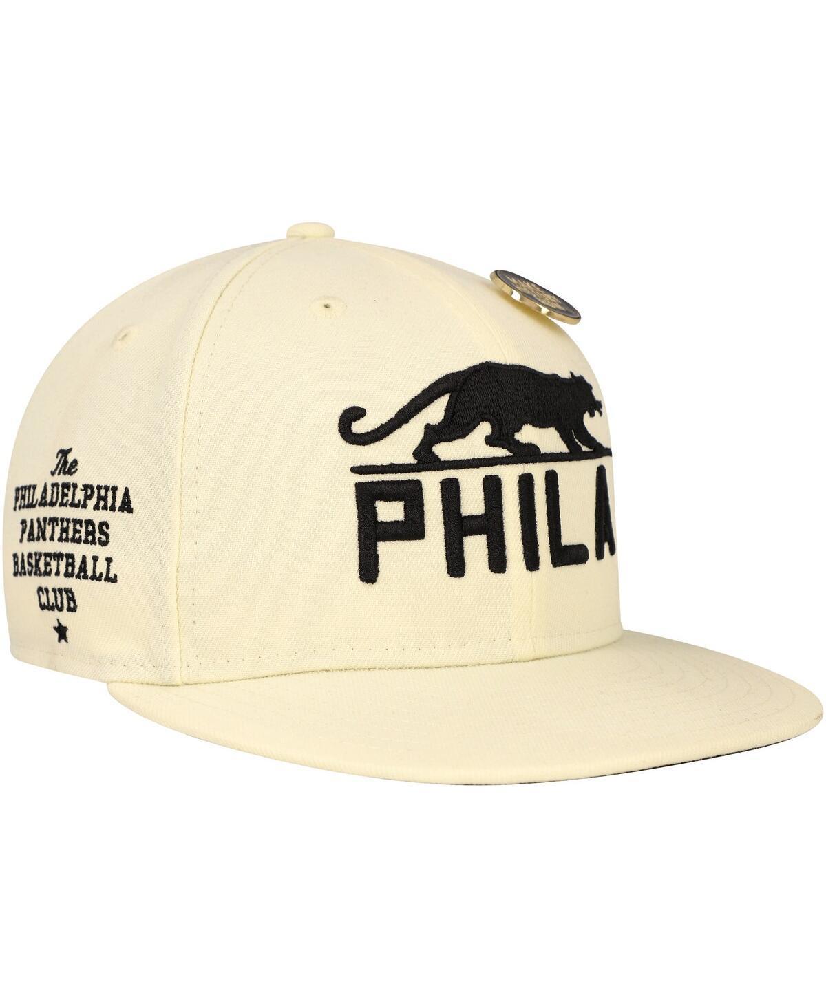 Mens Physical Culture Cream Philadelphia Panthers Black Fives Fitted Hat Product Image