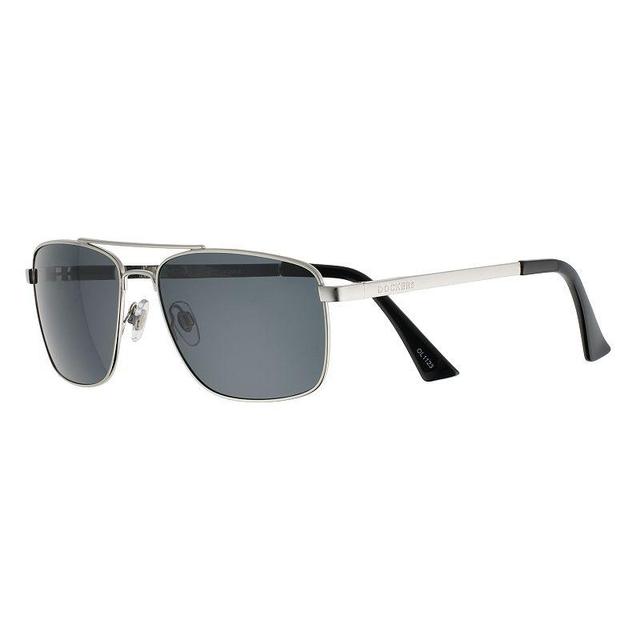 Mens Dockers Metal Navigator Polarized Lens Aviator Sunglasses Product Image