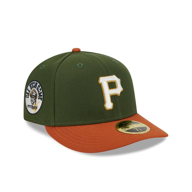 Pittsburgh Pirates Scarlet Low Profile 59FIFTY Fitted Hat Male Product Image