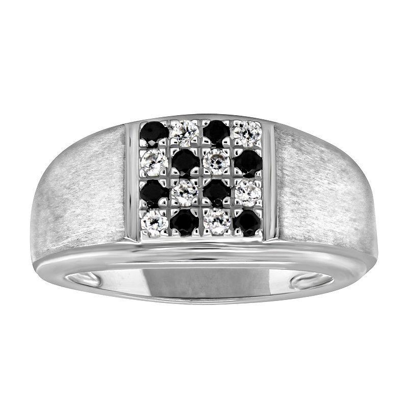 Mens 14k White Gold 1/3 Carat T.W. Diamond Ring Product Image