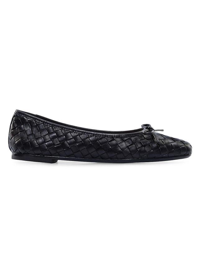 Womens Gwynn Woven Leather Ballet Flats Product Image