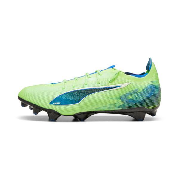 PUMA ULTRA 5 CARBON Firm Ground Men's Soccer Cleats Shoes in Fizzy Apple/White/Bluemazing Product Image