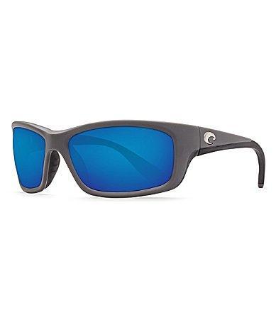 Costa Unisex Jose Polarized Sunglasses - Matte Gray Blue Mirror Product Image