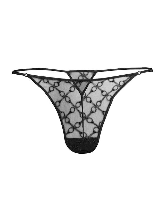 Womens Handcuff Lace G-String Product Image