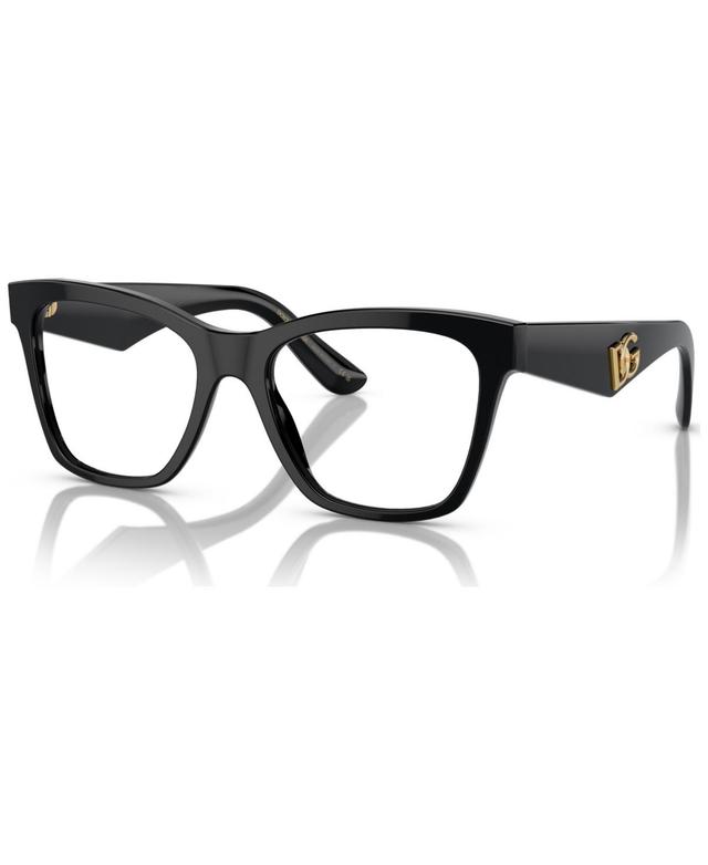 Dolce&Gabbana Womens Square Eyeglasses, DG3374 51 - Havana Product Image