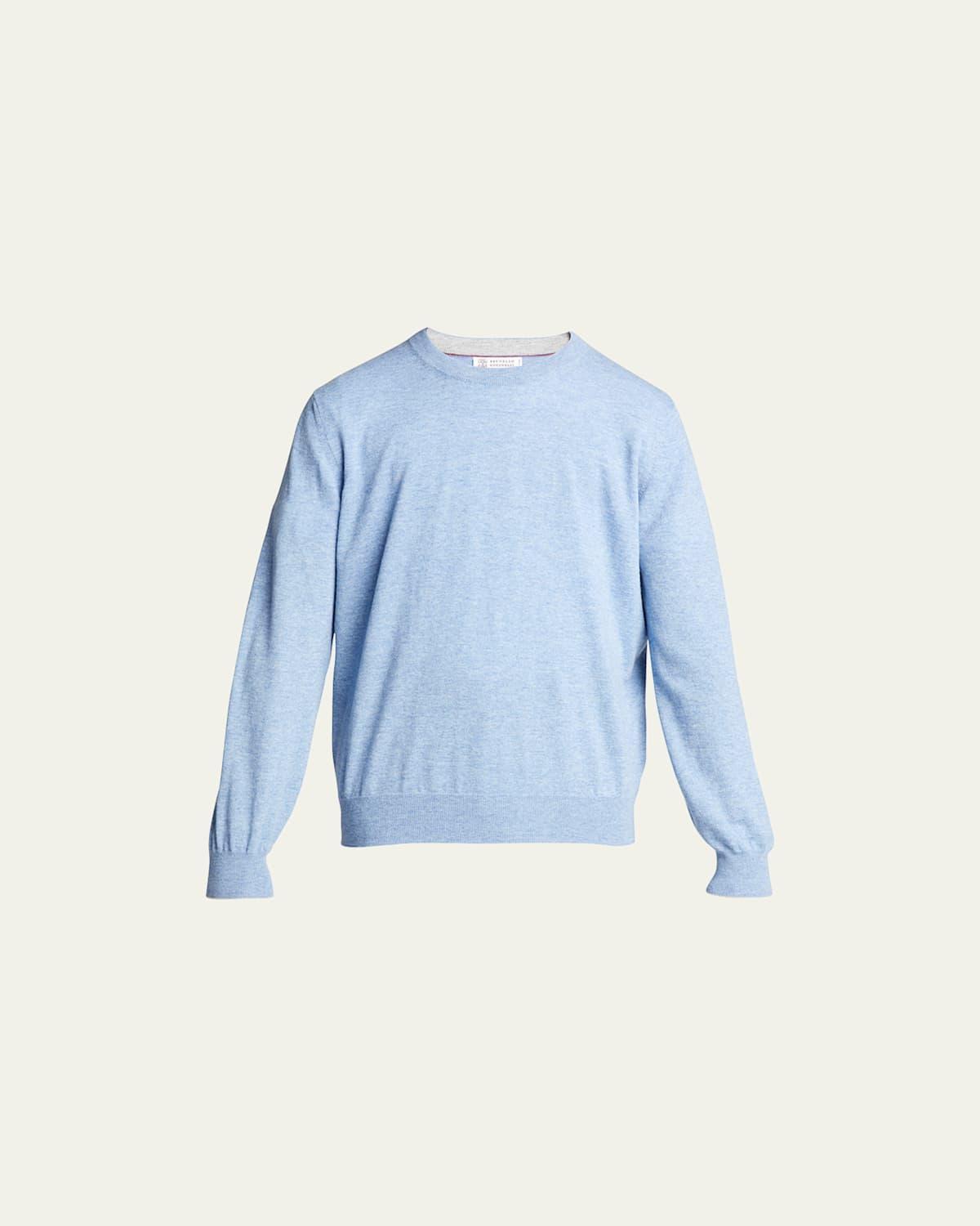 Mens Cashmere Crew Sweater Product Image