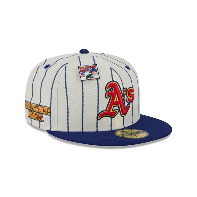 Big League Chew X Oakland Athletics Pinstripe 59FIFTY Fitted Hat Male Product Image