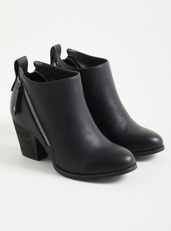 Side Zip Heel Bootie (WW) Product Image