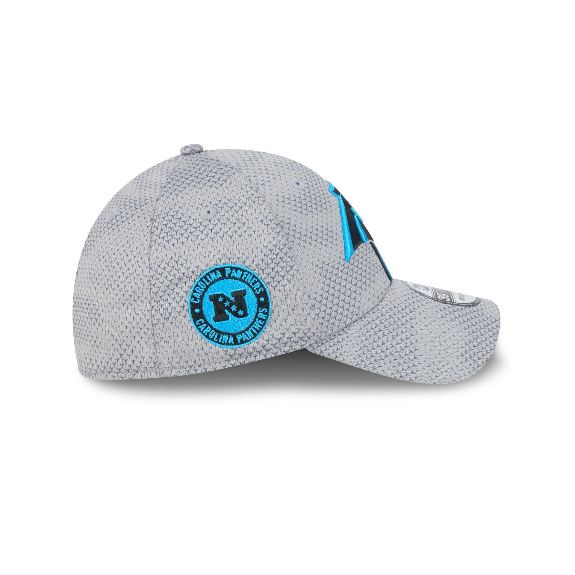 Carolina Panthers 2024 Sideline Gray 39THIRTY Stretch Fit Hat Male Product Image