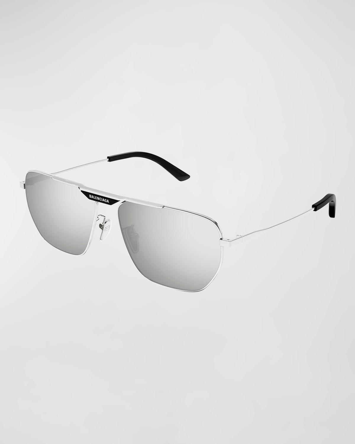 Mens BB0298SM Metal Aviator Sunglasses Product Image