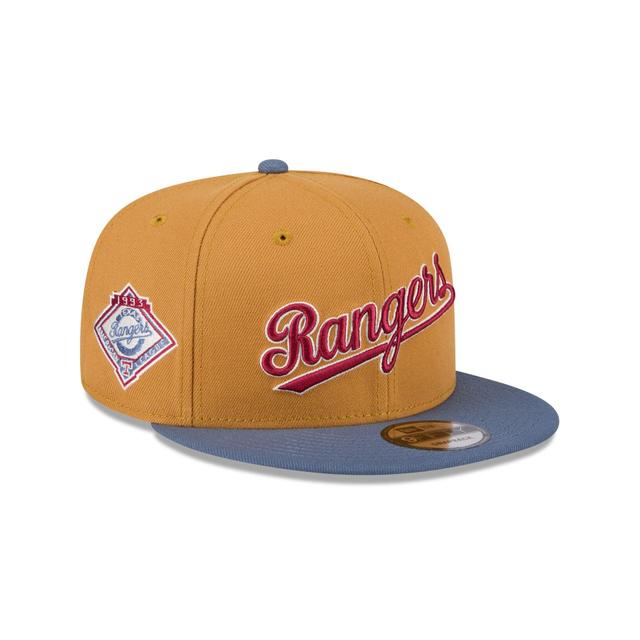 Texas Rangers Panama Tan 9FIFTY Snapback Hat Male Product Image