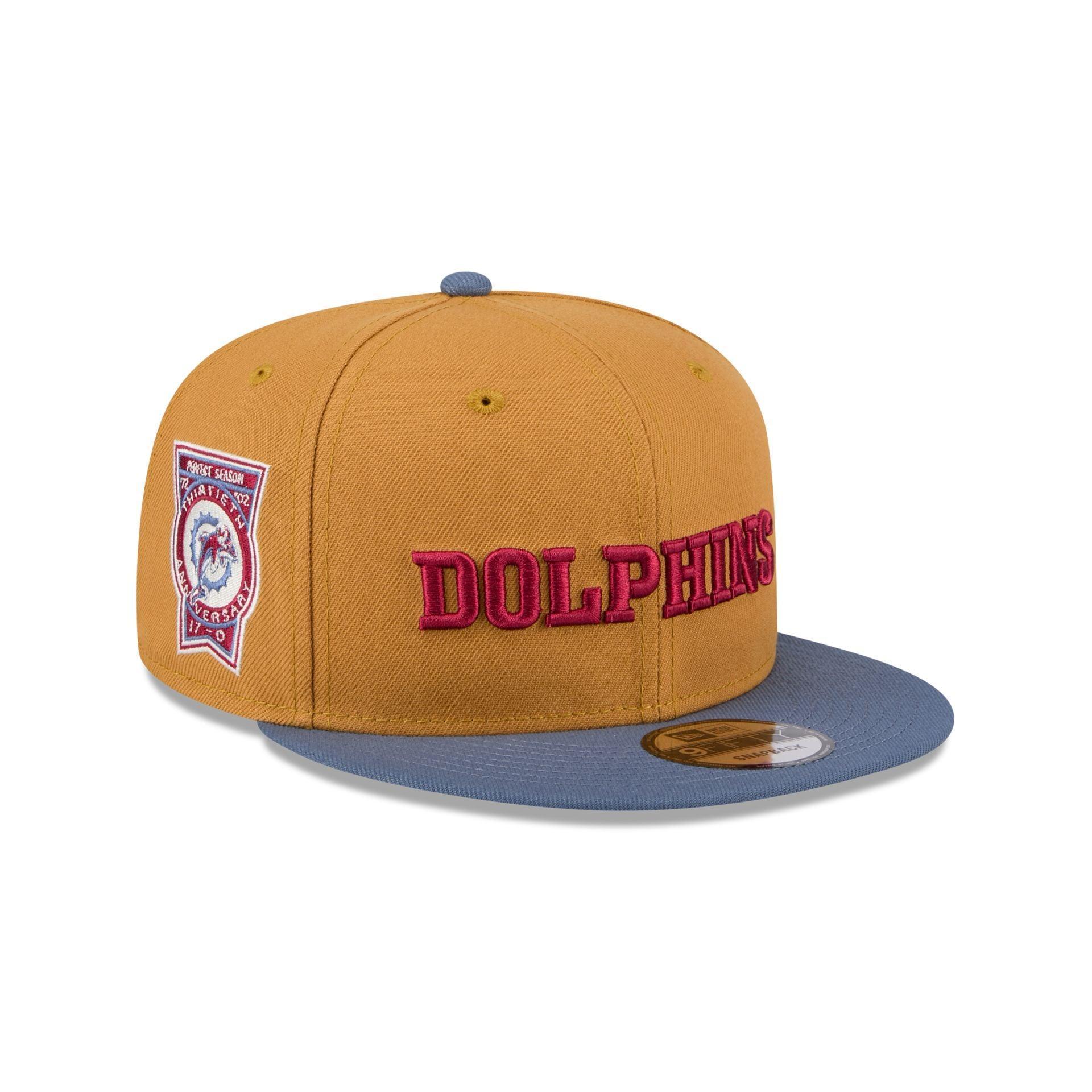 Miami Dolphins Panama Tan 9FIFTY Snapback Hat Male Product Image