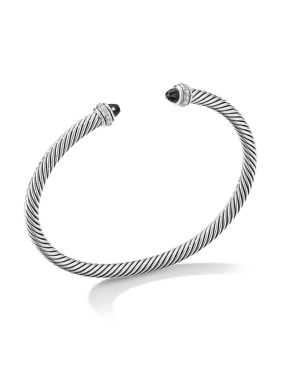 Womens Cable Classics Bracelet in Sterling Silver Product Image