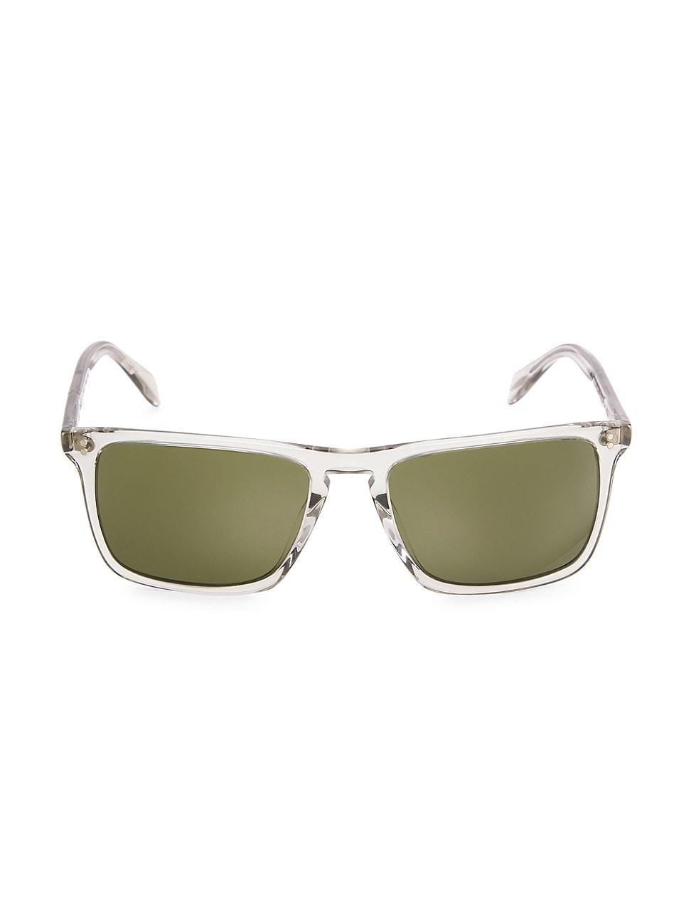 Mens Bernardo 56MM Rectangular Sunglasses Product Image