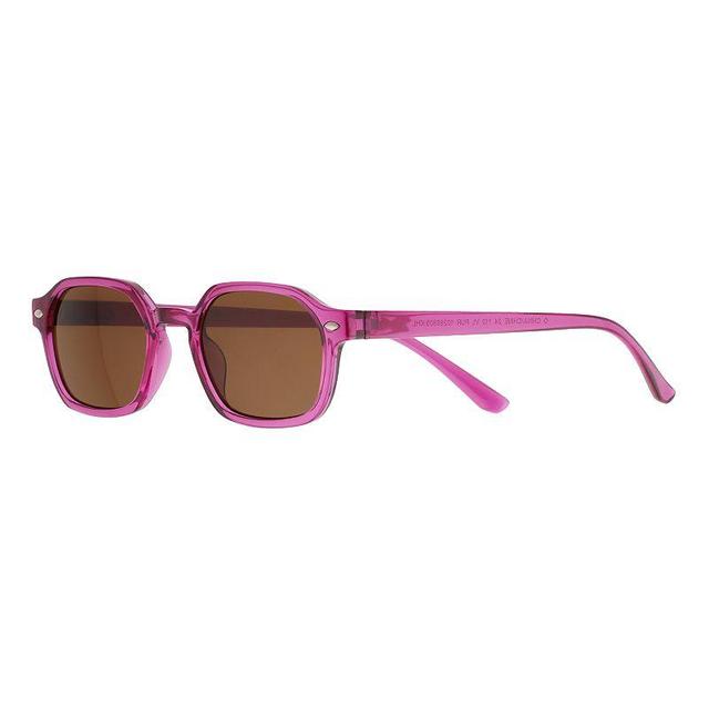 Womens Cali Blue Narrow Square Sunglasses Product Image