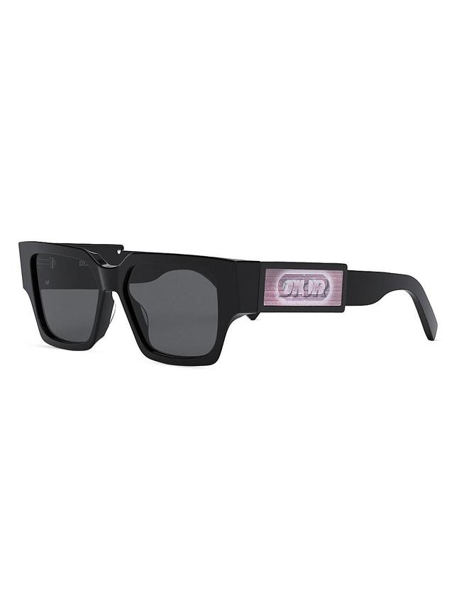 Christian Dior Men's CD SU Sunglasses - SHINY BLACK SMOKE Product Image