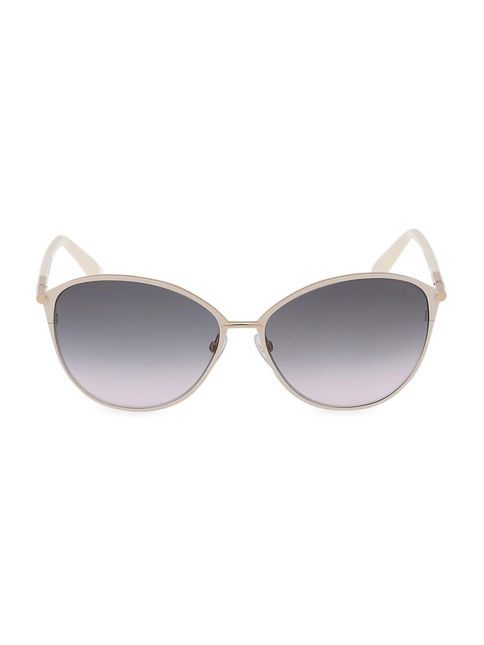 TOM FORD Penelope 59mm Gradient Round Sunglasses Product Image