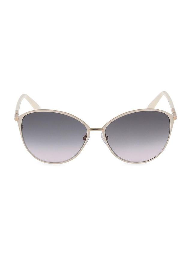 TOM FORD Penelope 59mm Gradient Round Sunglasses Product Image