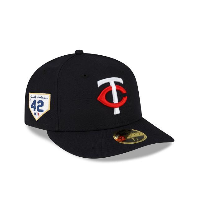 Minnesota Twins Jackie Robinson Day 2024 Low Profile 59FIFTY Fitted Hat Male Product Image