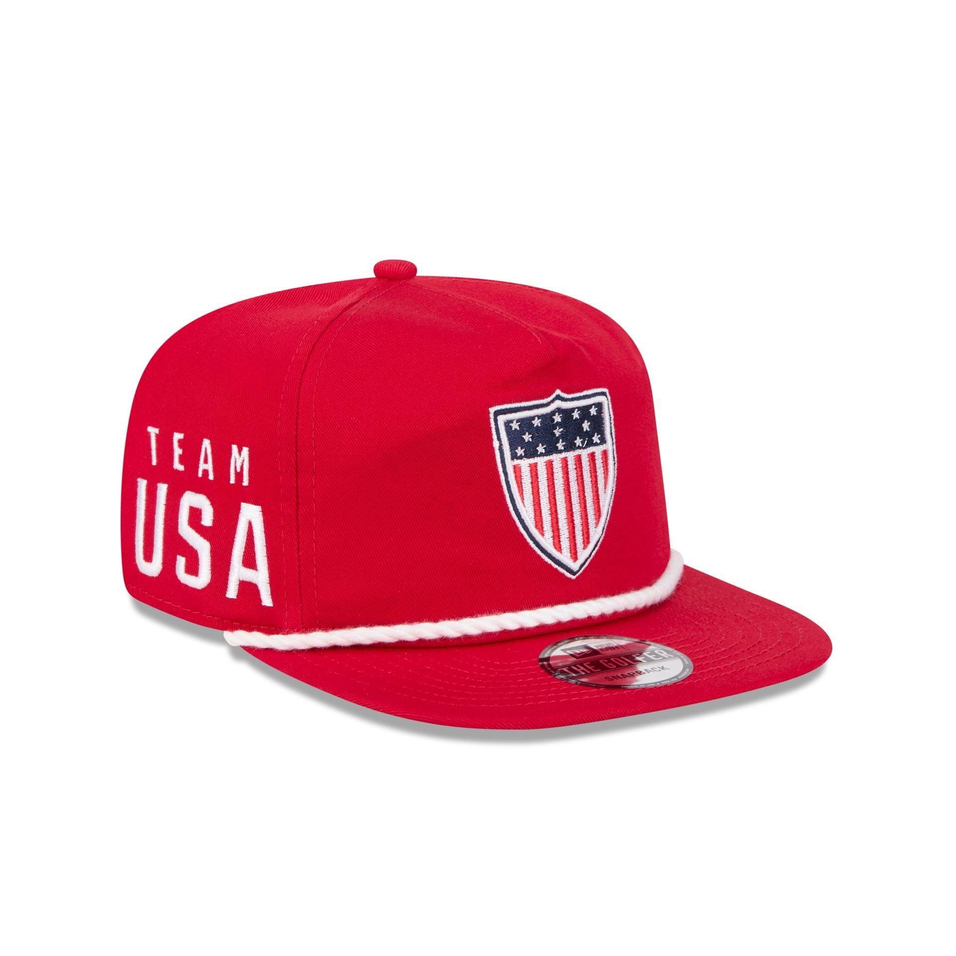 Team USA Olympics Red Golfer Hat Male Product Image