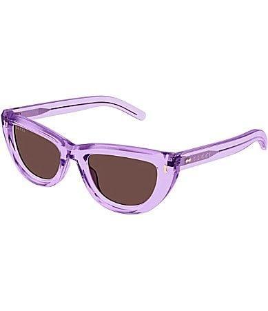 Logo Acetate Cat-Eye Sunglasses Product Image