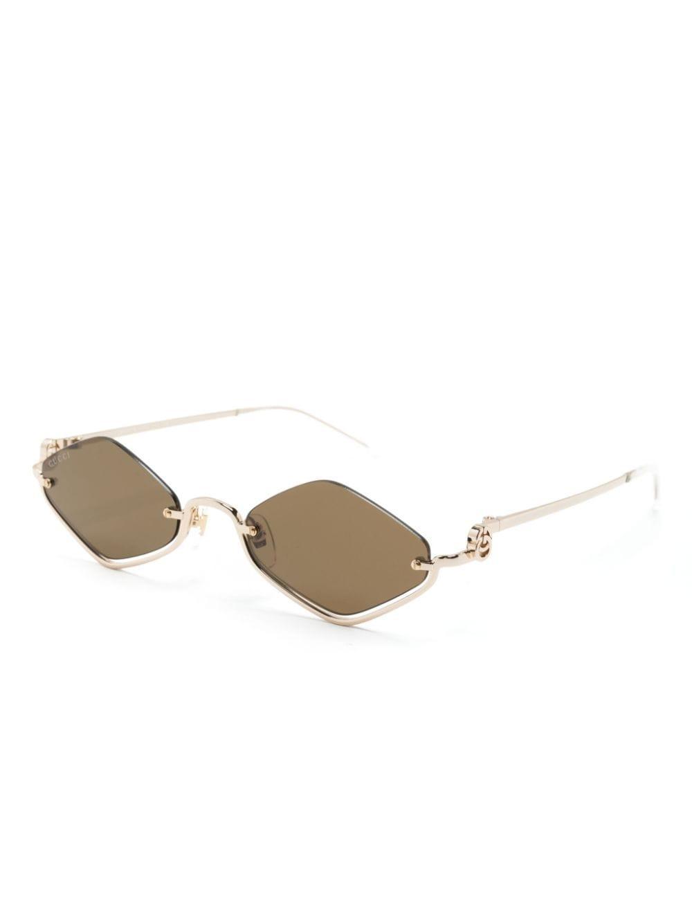 Double G geometric-frame sunglasses Product Image