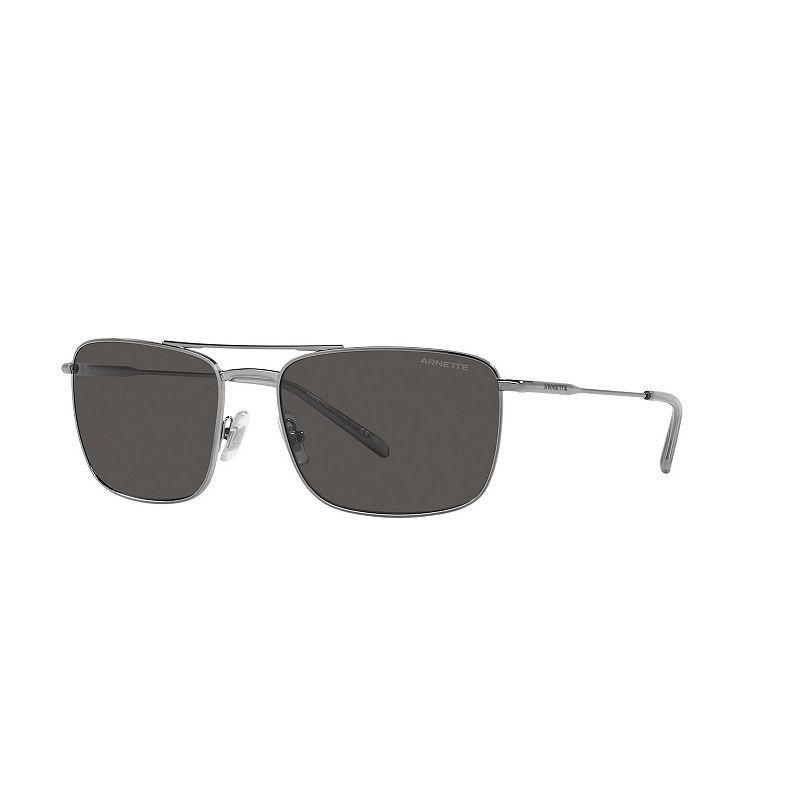 Mens Arnette 0An3088 Boulevardier 59mm Aviator Sunglasses, Grey Product Image