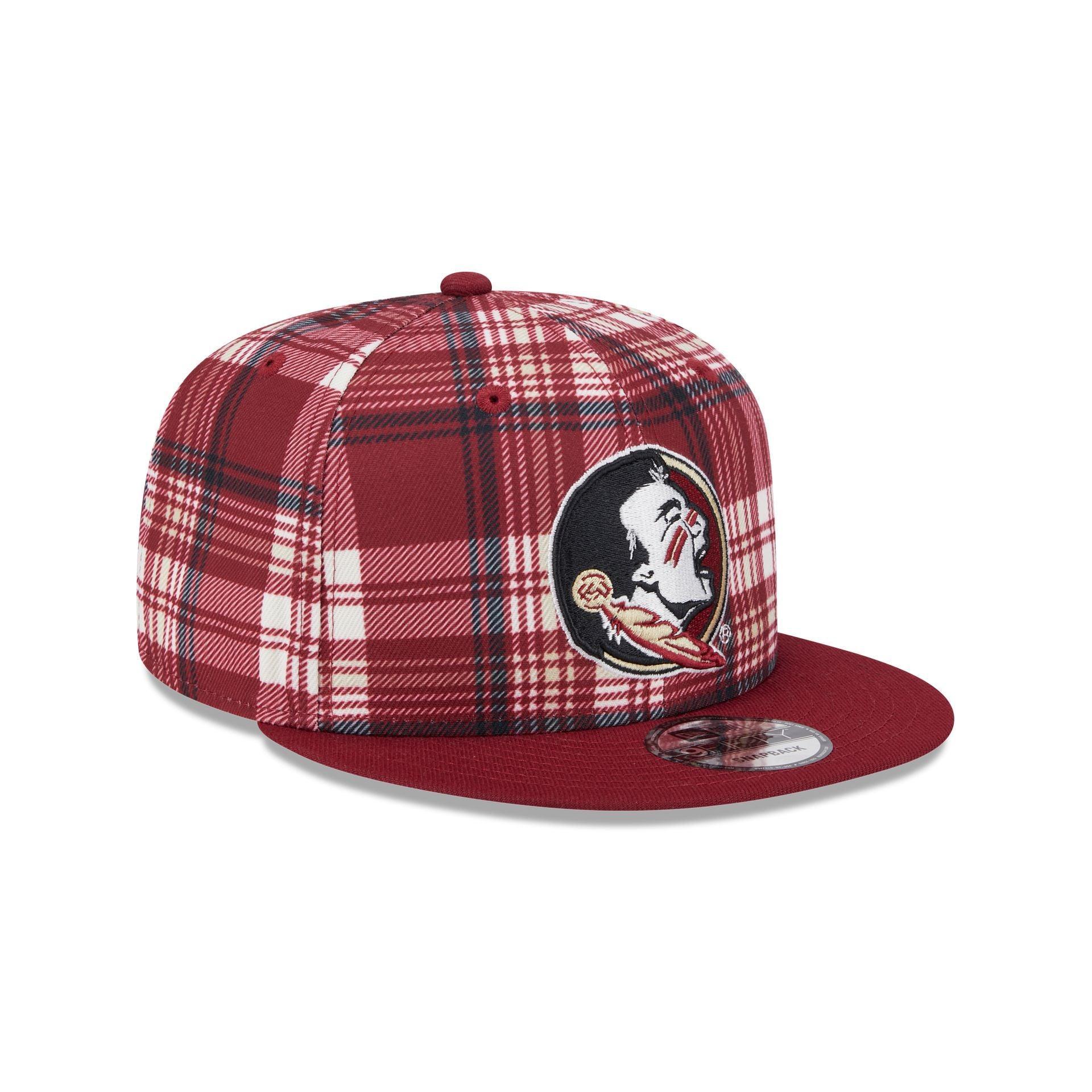 Florida State Seminoles Plaid 9FIFTY Snapback Hat Male Product Image