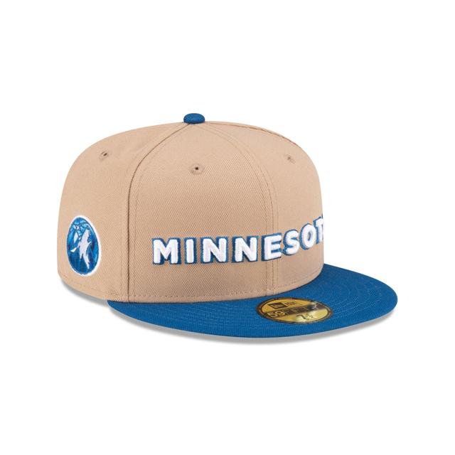 Minnesota Timberwolves 2023 City Edition Alt 2 59FIFTY Fitted Hat Male Product Image