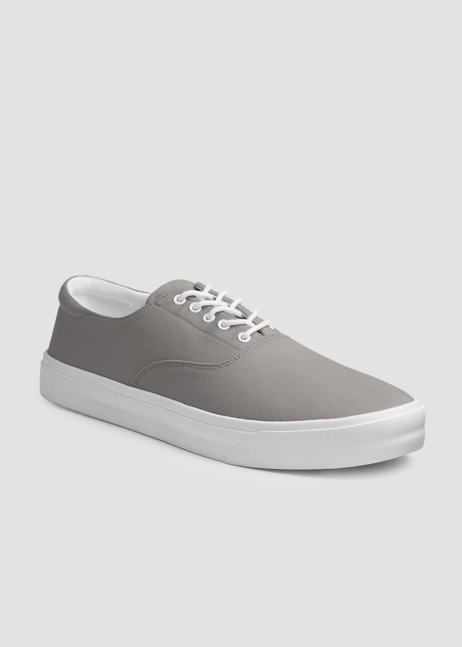 Canvas Sneaker for Tall Men in Grey product image