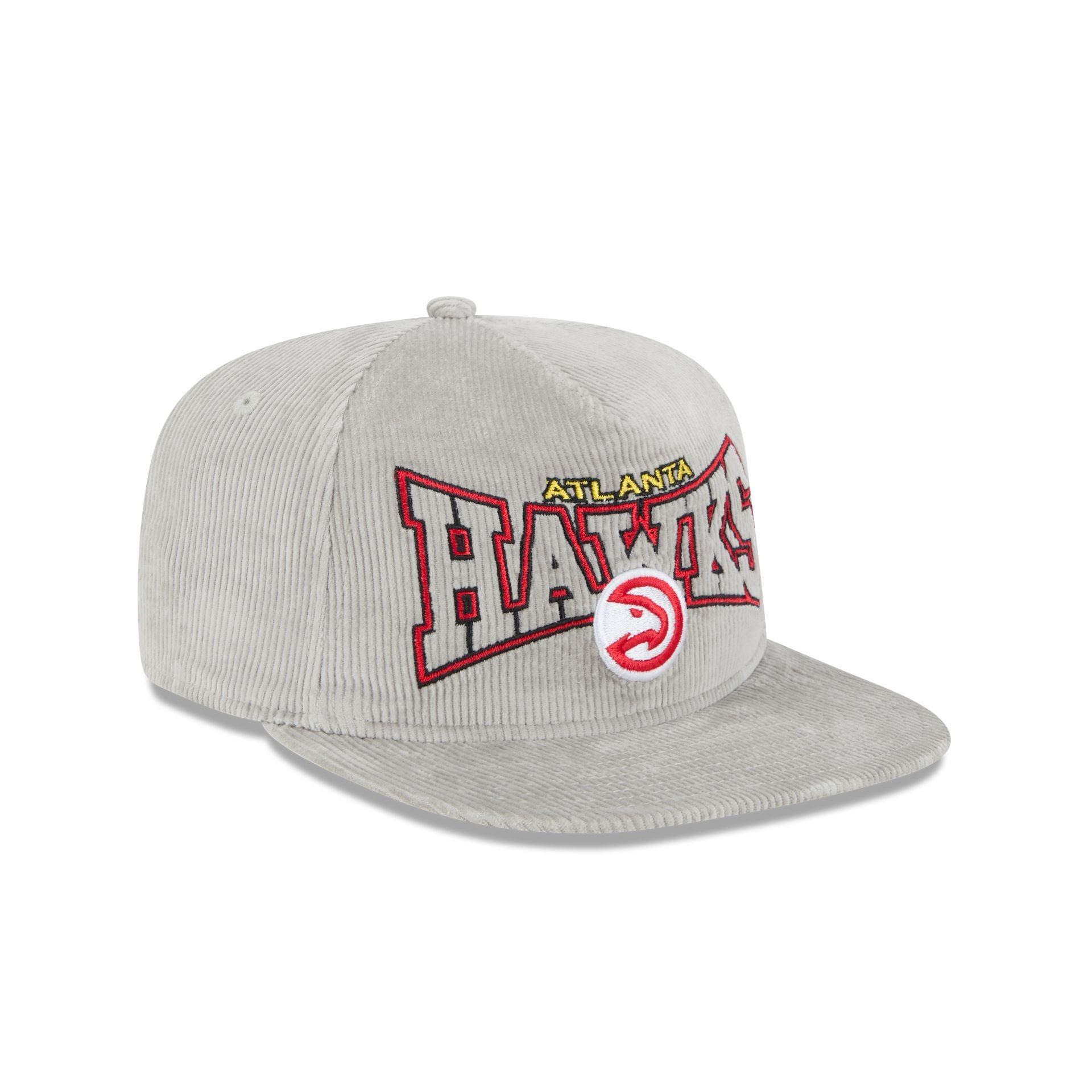 Atlanta Hawks Gray Cord Golfer Hat Male Product Image