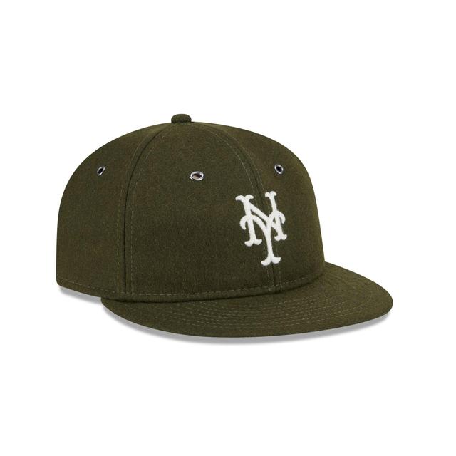 New York Mets New Olive Wool Retro Crown 9FIFTY Adjustable Hat Male Product Image