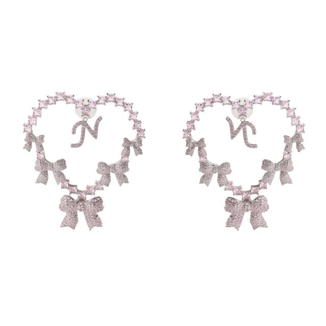 Limited Edition NJ Love Earrings in Pink (Final Sale) Product Image