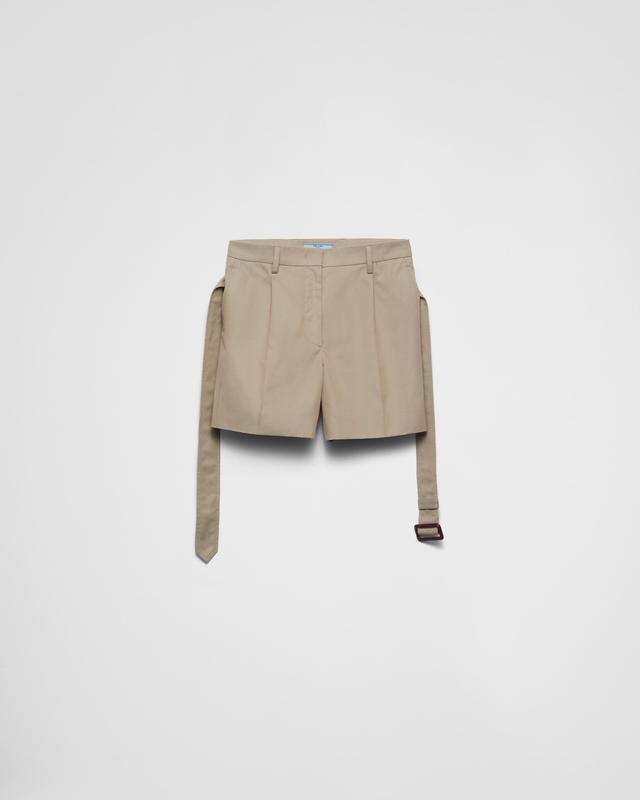 Cotton twill Bermudas Product Image