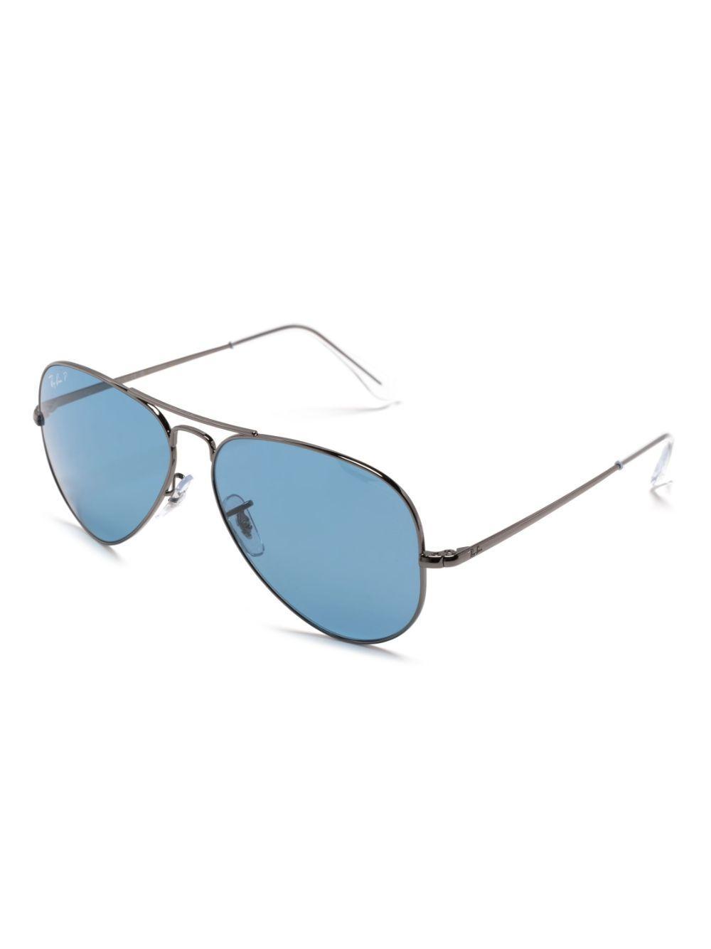 RAY BAN Aviator Metal Ii Sunglasses In Silver Product Image