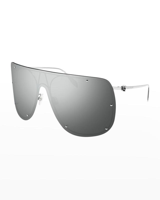 Studded Skull Shield Sunglasses Product Image