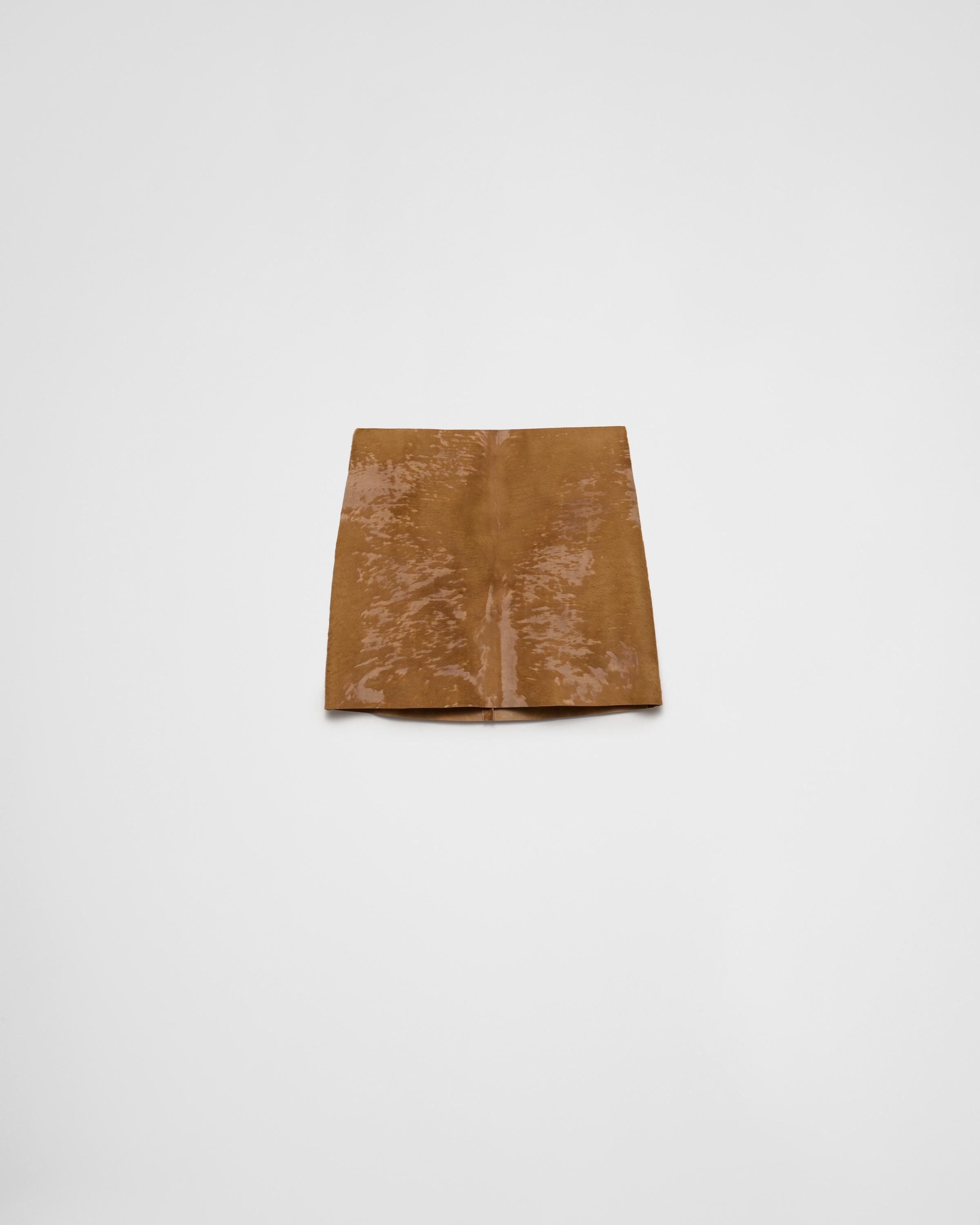 Leather miniskirt Product Image