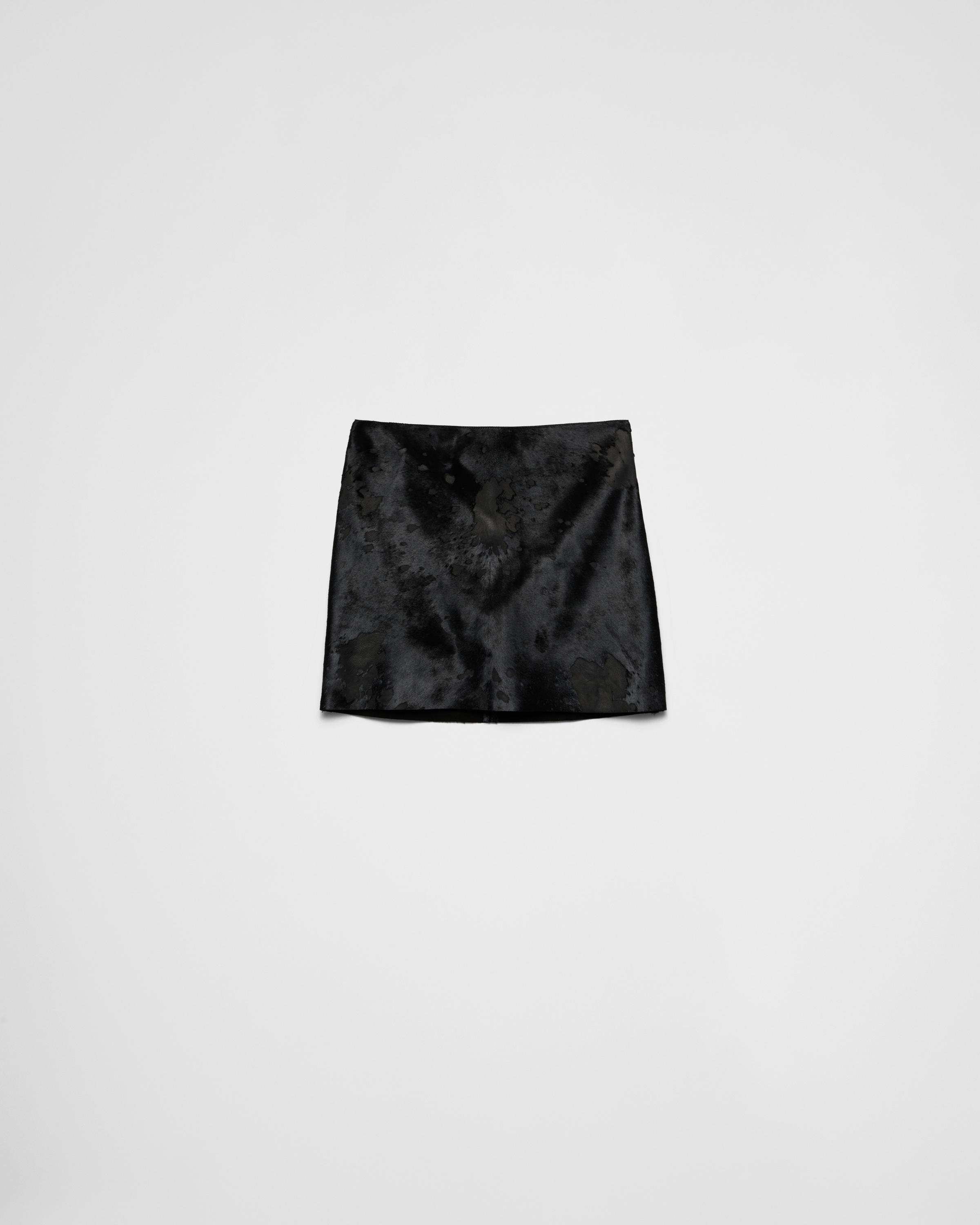 Leather miniskirt Product Image