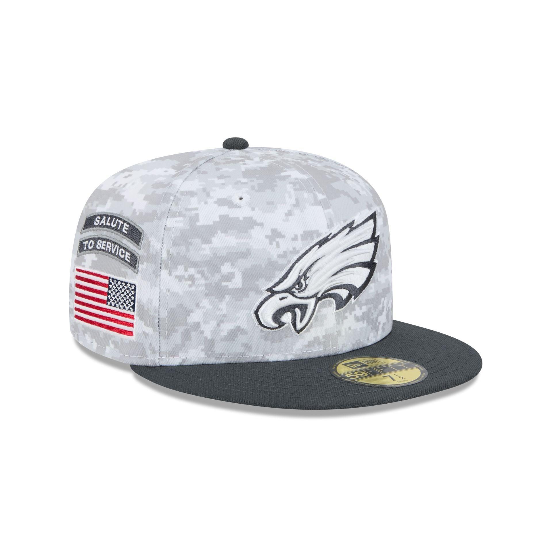 Philadelphia Eagles 2024 Salute to Service 59FIFTY Fitted Hat Male Product Image