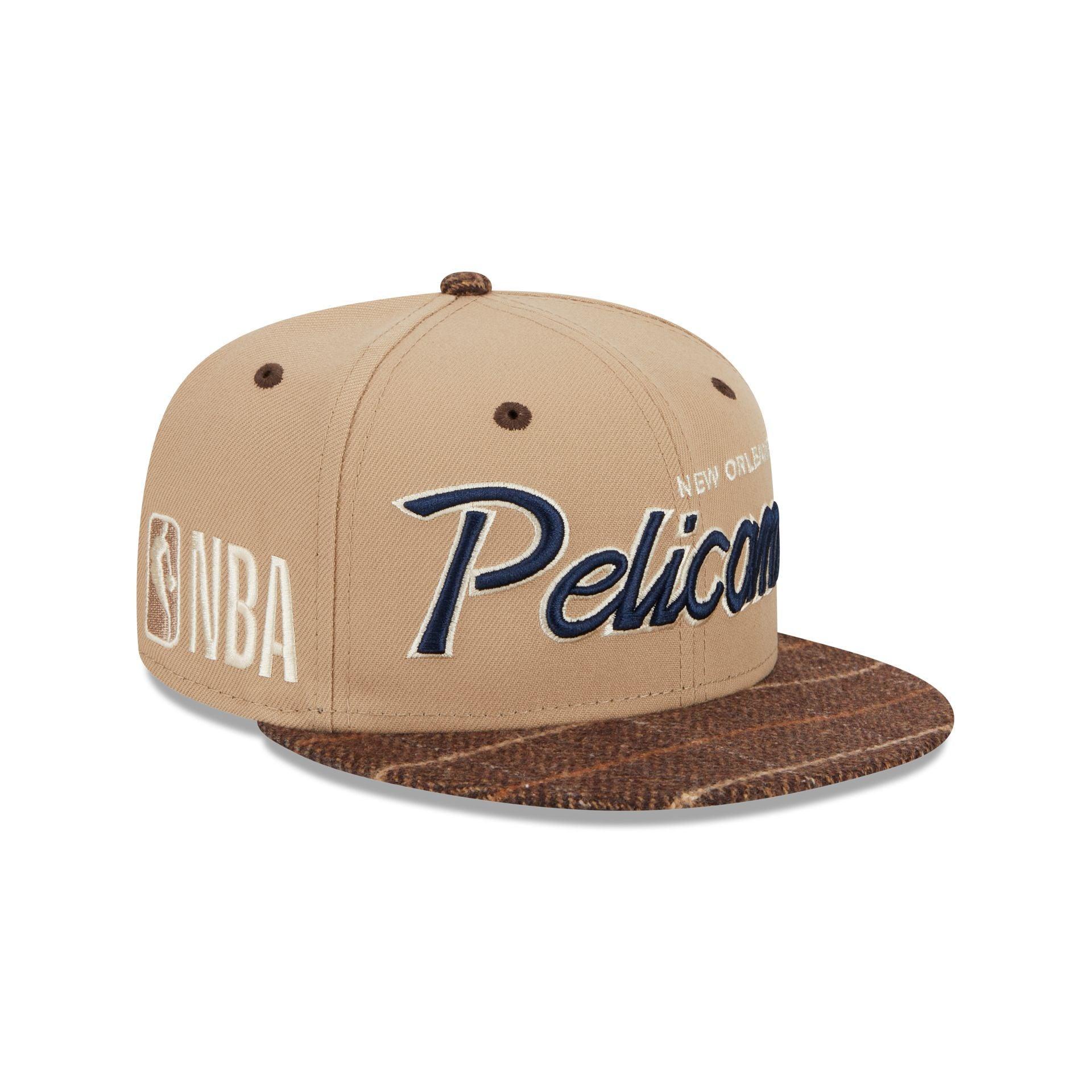 New Orleans Pelicans Traditional Check 9FIFTY Snapback Hat Male Product Image